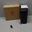 TIPGO Automatic Motion Sensor Bathroom Trash Can with Lid, 2.6 Gallon Touchless Trash Bin, Smart Garbage Can Plastic Slim Wastebasket for Bedroom, Office, Dorm (Black)