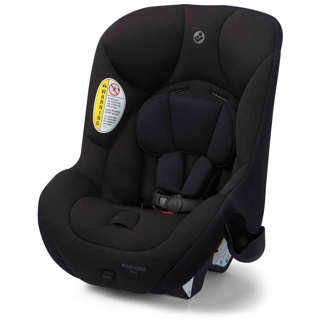 Maxi-COSI Romi 2-in-1 Convertible Car Seat, Infant Baby Seat, Rear & Forward Facing, 5-40 lbs, 30-50 lbs, Lightweight, Latch Installation, Machine-Washable, Travel-Ready, Sea Shadow