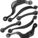 KEYOOG 6Pcs Rear Suspension Kit Upper Control Arm (Lateral Link) For 08-15 Buick Enclave 2009-2015 Chevrolet Traverse,2007-2015 GMC Acadia,07-10 Saturn Outlook K641781 x2 K641887 x2 K641643 K641644