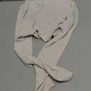 LASLULU Womens Sexy Double Lined Long Sleeve Shirts Crewneck Workout Tops Athletic Yoga Shirts Going Out Crop Tops (Small, Vanilla)