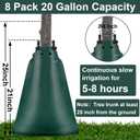 8 Pack 20 Gallon Tree Watering Bags Slow Release Tree Water Bag for New Trees