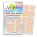 Sun Patch Hypoallergenic Sun-Screen Square Shaped Patches, 100% Silicone UPF-50 UV Protection, Reusable, 1 Pack/8 Squares, Sunkiss (Nude)