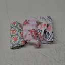 Babygoal Baby Girl Swim Diapers 3 Pack for 8M-3T Babies and Toddlers, Reusable Adjustable Washable for Swimming Lessons-Flower (Large, 01 Rose & Peach Blossom)