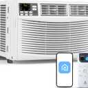 8000 BTU Window Air Conditioner with WiFi, 3 in-1 Energy Saving Window AC Unit with Remote & App Control & Timer Function & Easy Install Kit, Cools 350 Sq.Ft. for Bedroom, Living Room, White