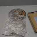 2 Pack Decorative Trays, Brown Round Rotating Organizer Tray for Table Top, Cabinet, 9 Inch Turntable Non-Skid Fridge Lazy Susan, Kitchen Storage for Coffee Table Counter Vanity Bathroom