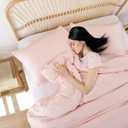 ROSGONIA Oversized King Comforter Blush, 3pcs(1 Comforter & 2 Pillowcases) Lightweight Oversized King Comforter Sets Bedding Blanket Quilts