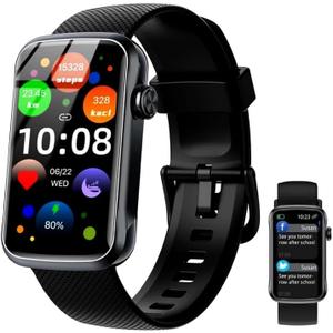 Fempoin Smart Watch, Smartwatch for Men Women with 24 Sport Modes, IP68 Waterproof Fitness Tracker with 24/7 Heart Rate/Sleep/SpO2 Monitor, Step Tracker, Pedometer, Activity Tracker for Android iOS