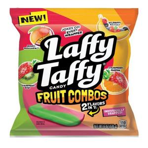 Laffy Taffy Candy, Fruit Combos, Individually Wrapped Mini Bars, 6 Ounce, Best By 01/23/26