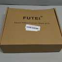 FUTEI Black Chenille Throw Pillow Covers 24x24 Inch Set of 2,Soft Striped & Diamond Textured European Cushion Cases,Modern Home Decor for Couch Living Room