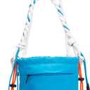 Hp hope Bucket Bags for Women, Lightweight Puffy Bucket Bag with Lambswool Lining, Casual Shoulder Bag Handbag for Daily, Blue