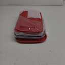 8-Piece Deep Glass Baking Dish Set with Plastic lids,Rectangular Glass Bakeware Set with Lids, Baking Pans for Lasagna, Leftovers, Cooking, Kitchen, Freezer-to-Oven and Dishwasher, Red