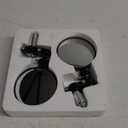 MICTUNING Universal Motorcycle Mirrors - 3 Inch Round Folding Bar End Side Mirror Compatible with Honda, Scooter, Suzuki, Yamaha, Kawasaki, Victory and More