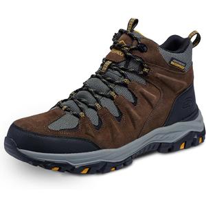 Skechers Men's USA Rickter - Branson Mid Top Waterproof Lace Up Hiker Boot 12 X-Wide