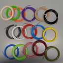 16-Color 320ft PLA 3D Pen Filament Refills - 1.75mm, Kids Safe, 250 Stencils eBook - for SCRIB3D P1 and MYNT3D Pens