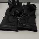 Heated Gloves for Men Women Rechargeable with 7.4V 3000mAh Battery Thin Liner Work Touchscreen Heating Glove for Cold Weather L