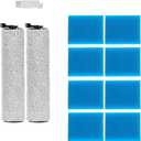 Replacement HEPA Filter Roller Brush Compatible with Tineco iFloor 3/ Floor One S3/ iFloor 2, Cordless Vacuum Cleaner Accessory - 2 Roller Brush, 8 Pre-Filter Foam, 1 Clean Tool