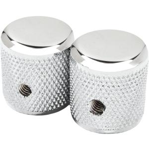 Fender Pure Vintage 58 Telecaster Knurled Knobs, Chrome