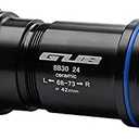 BB30 Threaded-Together Ceramic Bearing Press Fit BB Bottom Bracket for 24mm (Compatible with Shimano) or 22/24mm (SRAM GXP) Crank Spindle