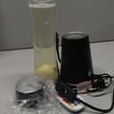 17 Colors Changing Liquid Motion Lamp with Remote,15.6" LED Night Light Relaxing Table Lamp for Kids & Adults, Liquid Light for Bedroom Home Decor (Black)