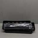 SOLEJAZZ Slim Rolling Storage Cart with Wheels 3 Tier Skinny Bathroom Storage Organizer Thin Laundry Room Utility Cart Space-Saving for Bedside Kitchen Office Small Narrow Places, Black