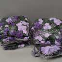 10 Pcs 82 FT Artificial Purple Rose Flower Garland, Faux Silk Rose Garland, Purple Party Decorations, Lavender Flower Hanging Flower Vines for Backdrop Decoration Tea Party Wedding Birthday