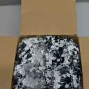 72 Feet Christmas Tinsel Garland Shiny Metallic Tinsel Twist Garland Streamers Ornaments Long Glitter Christmas Tree Hanging Decorations for Party Holiday Wedding Birthday Tree (Dark Green, Black)