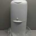 Diaper Genie Compact Pail Includes 1 Starter Square Refill That can Hold up to 165 Newborn-Sized Diapers.