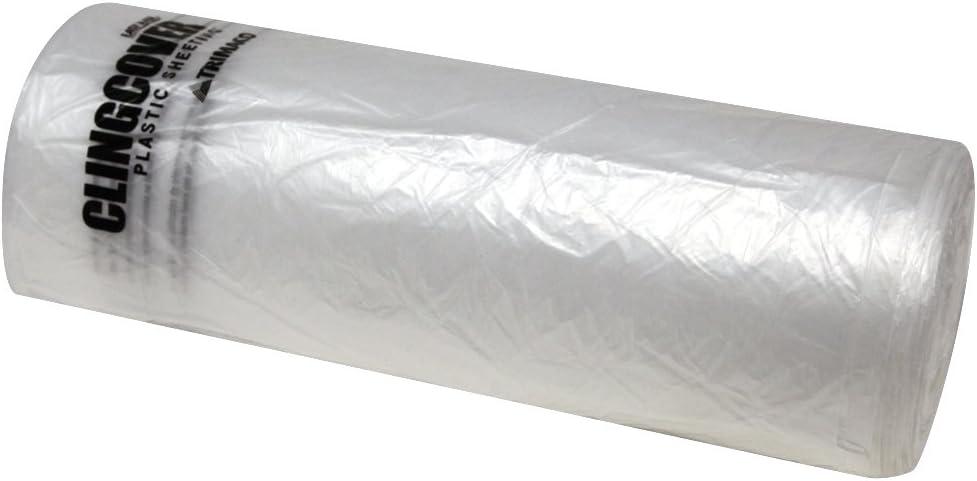 Trimaco Easy Mask Cling Cover Plastic Sheeting, 9-feet x 400-feet