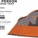 CORE Tent for Family Camping, Hiking and Backpacking | Dome Camp Tents with Included Tent Gear Loft for Outdoor Accessories, 9 Person