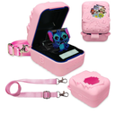 JCHPINE Silicone Cover Case for Bitzee Disney Interactive Digital Pet and Case, Protective Skin Sleeve for Bitzee Disney Virtual Electronic Pets (Pink)