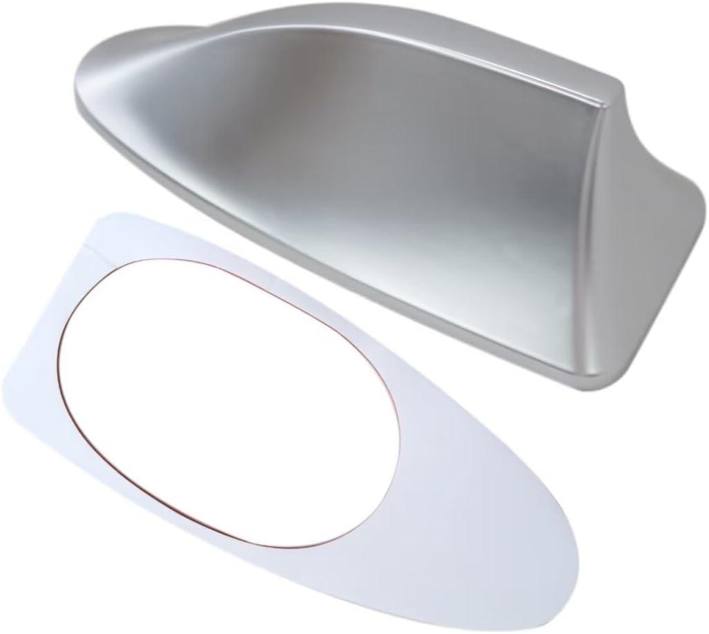 Ebony Shark Fin Roof Antenna Cover for Hyundai Sonata SE Sedan 4-Door 2.4L 2015-2019 - Silver