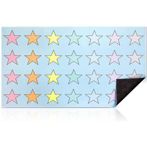 Moucuny Pastel Classroom Rug 6.5 x 11.5 ft Kids Carpet with Non-Slip Backing Pastel Classroom Decor Seating Rug Elementary Classroom Floor Play Mat for Teaching Playroom Children's Room, Seats 28