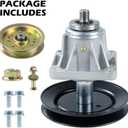 618-0660 Spindle Assembly with 756-04129B Idler Pulley Replaces Cub Cadet 918-0625B, 918-0660, 618-0660, 618-0625, 918-04137, 918-04137A for Cub Cadet i1046, LT1045, LT1046 Lawn Tractors