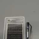 Flaunt Lash Clusters Kit Wispy Cluster Eyelash Extensions Kit CD-Curly Natural Individual Lashes DIY Lash Extension Kit 132Pcs Flora Cluster Lashes with Bond and Seal and Tweezers by Mavphnee (8-18MM)