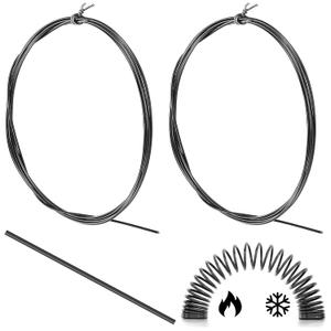 Count of 2 5 Feet Shape Memory Nitinol Wire 1.0 mm 40 C (18ga 104 F) Pre Trained Wire Nitinol Shape Memory Alloy for Research Labs Classroom Display