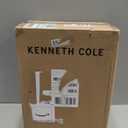 Kenneth Cole REACTION Chelsea Chevron Quilted Luggage, Black, Underseater, 17-Inch Carry On