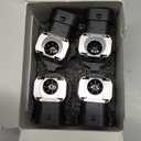 FRANXI 9005/HB3 H11/H8/H9/H16 Bulbs Combo Fog Lights, 32000LM Super Bright 6000K Cool White, 1:1 Design with Cooling Fan, Plug and Play, Pack of 4