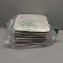 11 x 11 Inch Storage Cubes, 6 Pack Large Collapsible Fabric Storage Bin with Ropes, Foldable Storage Cubes for Home, Office,Closet, Clothes, Toys Organizer (White&Beige)