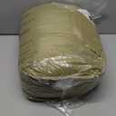 Bedsure Queen Size Comforter Set Olive Green, Boho Tufted Bed Set, Checkered Farmhouse Shabby Chic Bedding, 3 Pieces, 1 Plaid Geometric Comforter and 2 Pillow Shams