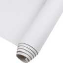 1.6mm Marine Vinyl Fabric 26" Wide Heavy Duty Waterproof Synthetic Leather Sheets Anti-UV,Non-Peeling for Boat Auto Home Upholstery Crafts DIY Sewings Sofa Handbag, White 26"×24"