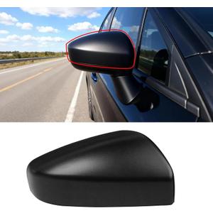 Compatible with Subaru Impreza Mirror Cover 2017-2023/Legacy Outback 2018 2019/Ascent 2019-2023,Passenger Side Ascent Mirror Cover Cap W/O Light Clip-on Replacement Replace for 91054FL01A-Black
