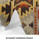 Aztec Geometric Rectangle Tablecloth Washable Table Cloth 60x90 Inch Table Cover Waterproof for Decoration Kitchen Dining Room