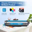 MYTONER TN227 High Yield Toner Cartridge 4 Pack Compatible Replacement for Brother TN227 TN-227 TN227BK TN223 for HL-L3210CW MFC-L3750CDW MFC-L3710CW HL-L3270CDW (TN-227BK/C/M/Y High Yield, 4Pack)
