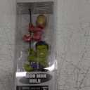 NECA Scalers - 2" Characters - "Iron Man" And "Hulk" Toy Figures 2 Pack With Custom Earbuds