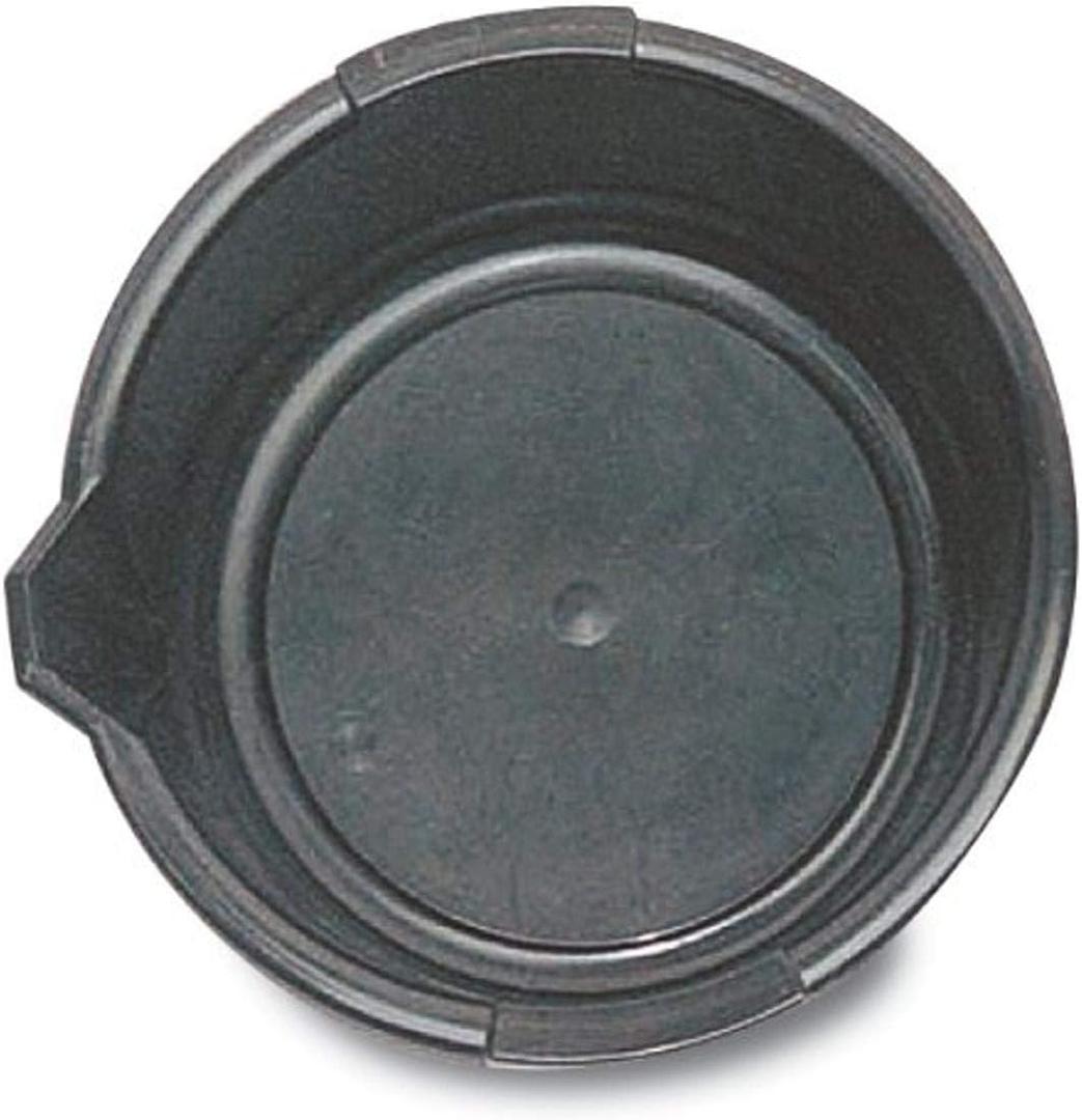 Funnel King 32950 Oil Drain Pan, Length 13 1/2", Height 4 1/2", Made in USA, Black (6.5 Quart)