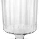 Party Essentials 5 OZ Mini Clear Plastic Dessert Parfait Cup for event Small Round Serving Goblet Wine Shot Disposable Fruit Ice Cream Mousse Pudding Appetizer Bowl, 40 Cups