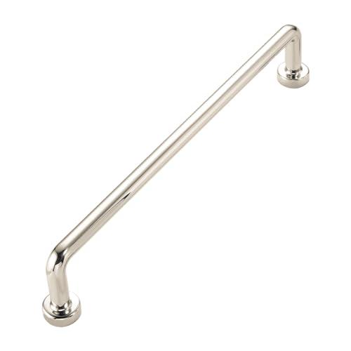 Khtumeware 10 Pack Polished Nickel Cabinet Pulls 6-1/4 Inch(160mm) Hole Centers Cabinet Handles Kitchen Hardware Straight Bar for Cabinets and Drawer Pulls