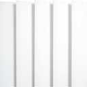 82.5" x 3.5" White PVC Vertical Blind Replacement Slats Curved Smooth (5 Pack)