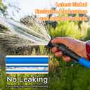 Garden Hose, 75ft Water Hose, Lightweight Outside Lawn Hose, Outdoor Hose for Yard Backyard, Collapsible & Car Wash 3/4" Connectors Manguera de Agua, Yarn Essential Lawn & Garden Watering Equipment