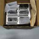 Ecozoi Stainless Steel Popsicle Molds, 6 Mini Popsicle Makers, 6 Reusable Stainless Steel Sticks, 12 Silicone Seals and 1 Rack, Eco Popsicle Molds for Kids and Adults, 2 oz Per Mold (Square)